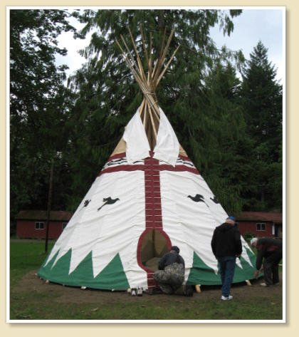 TIPI CAMP - LEWIS RIVER CAMPGROUND